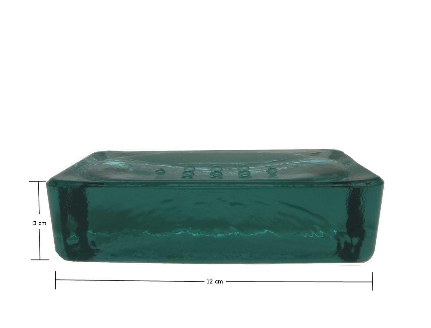 Recycled Glass Soap Dish Clear - Threshold™